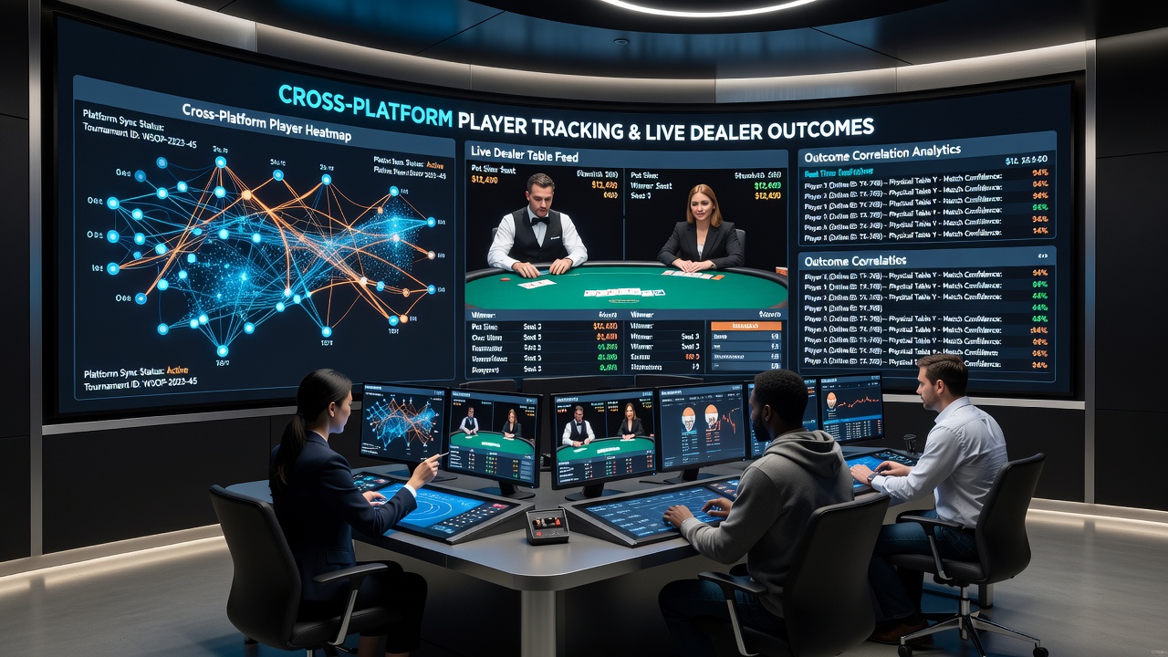 Live dealer table integrated with player tracking software